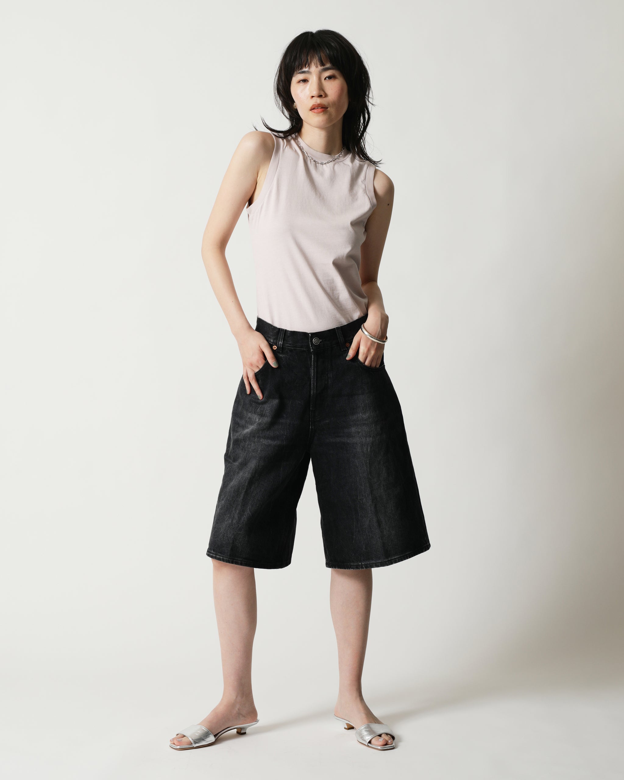 haikure ハイクル コーデュロイパンツ サイズ27 L相当 水色 ブルー