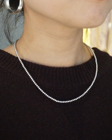 グッドイナフ　ビーズネックレス一連 LOYTO STORE｜【NINA&JULES(ニナ・エ・ジュール)】3MMビーズネックレス