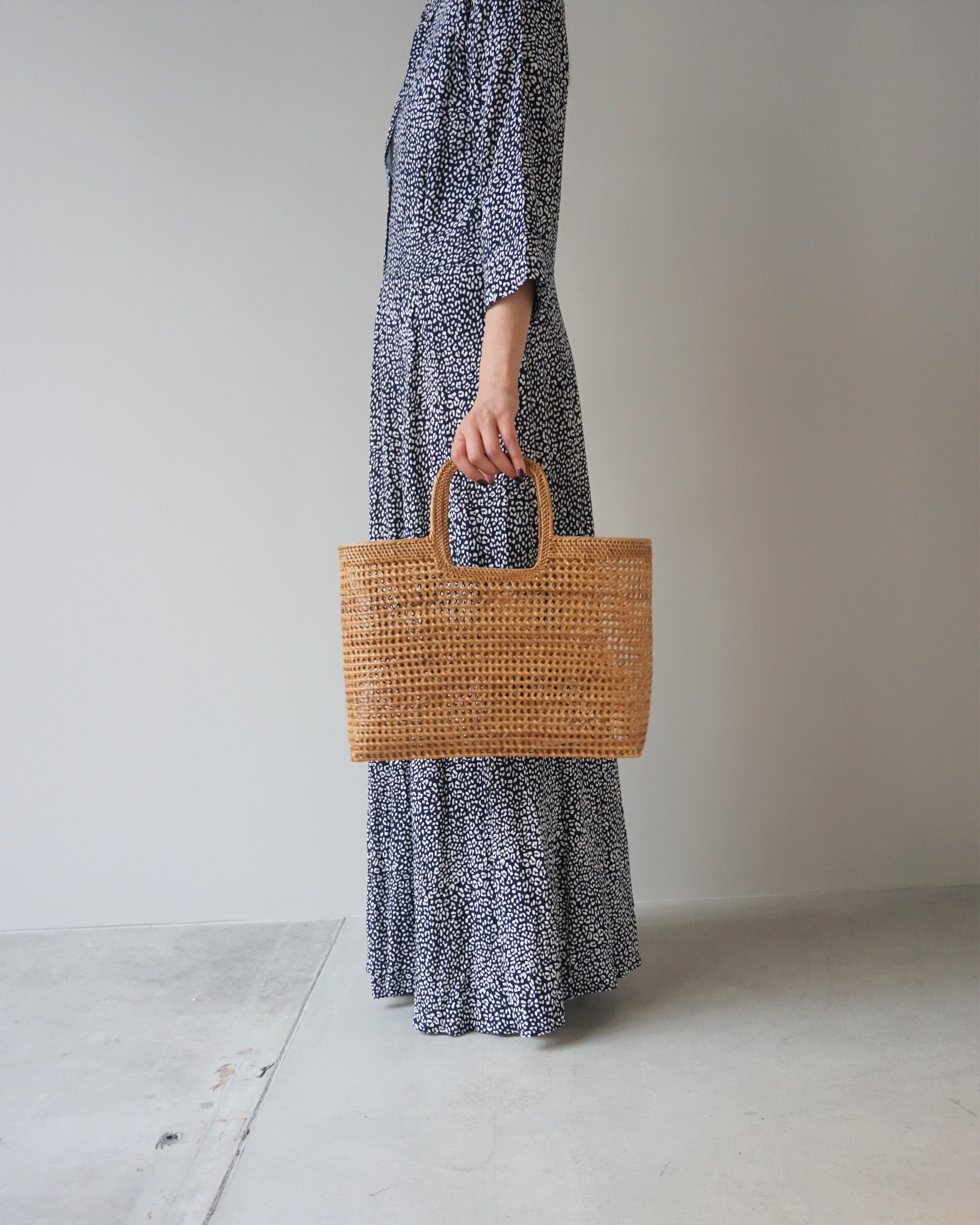 BALI WERKSTATTE BASKET BAG カゴバッグラージ