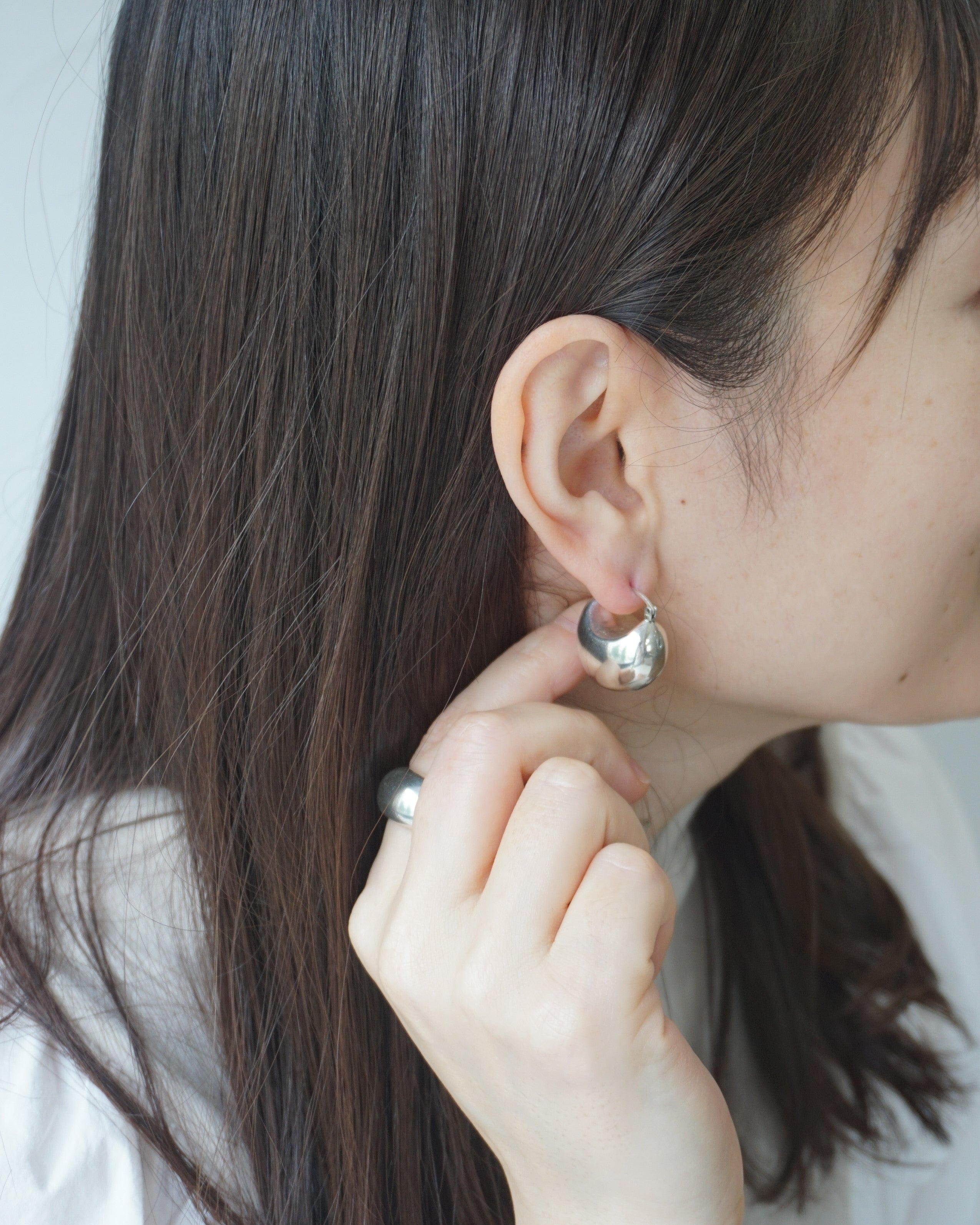 NINA&JULES ムーンフープピアスシルバー925美品 楽天市場】NINA&JULES ニナ・エ・ジュール ピアス PLUMP MOON
