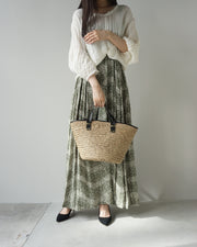 【BALI WERKSTÄTTE】2WAYレザーハンドルトート Large