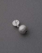 【NINA&JULES】ダブルボールシルバーピアス