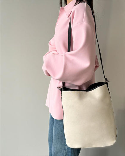 リエンピーレ（RIEMPIRE）/本革×CANVAS コットンキャンバスショルダーバッグ　LAVINA LOYTO STORE｜【RIEMPIRE（リエンピーレ）】LAVINA CANVAS コットン